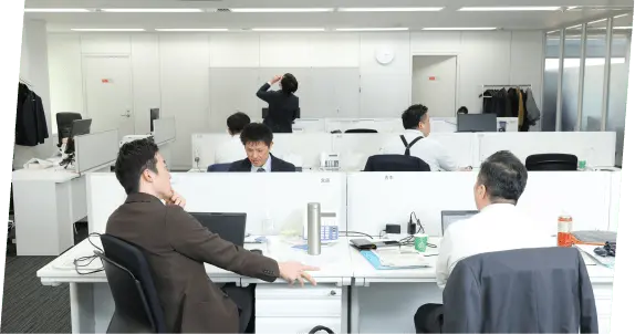 業務中の写真